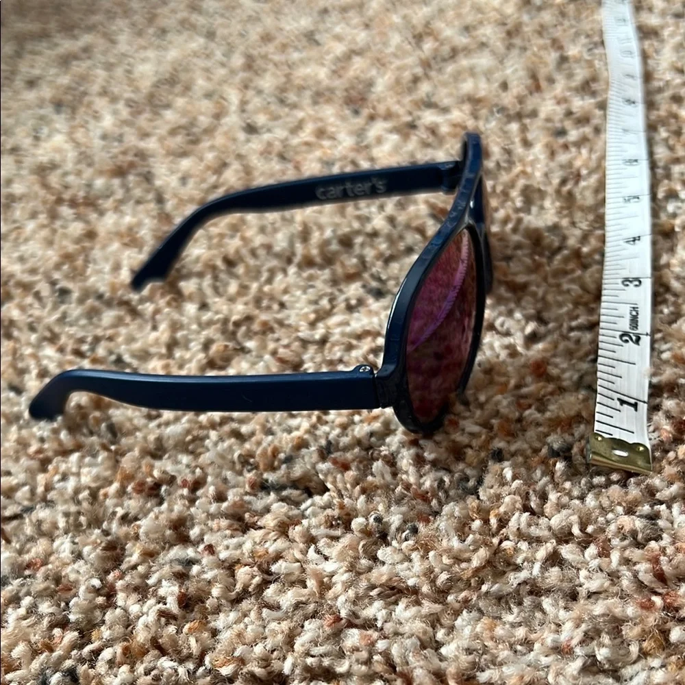 Carter's Dark Blue Baby 0-3 Aviator Sunglasses Modern Design